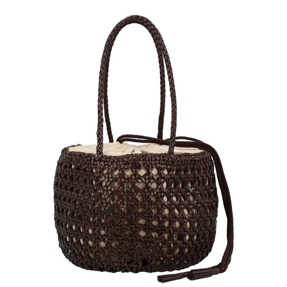 Dragon Diffusion Juventus Leather Shoulder Bag, Brown